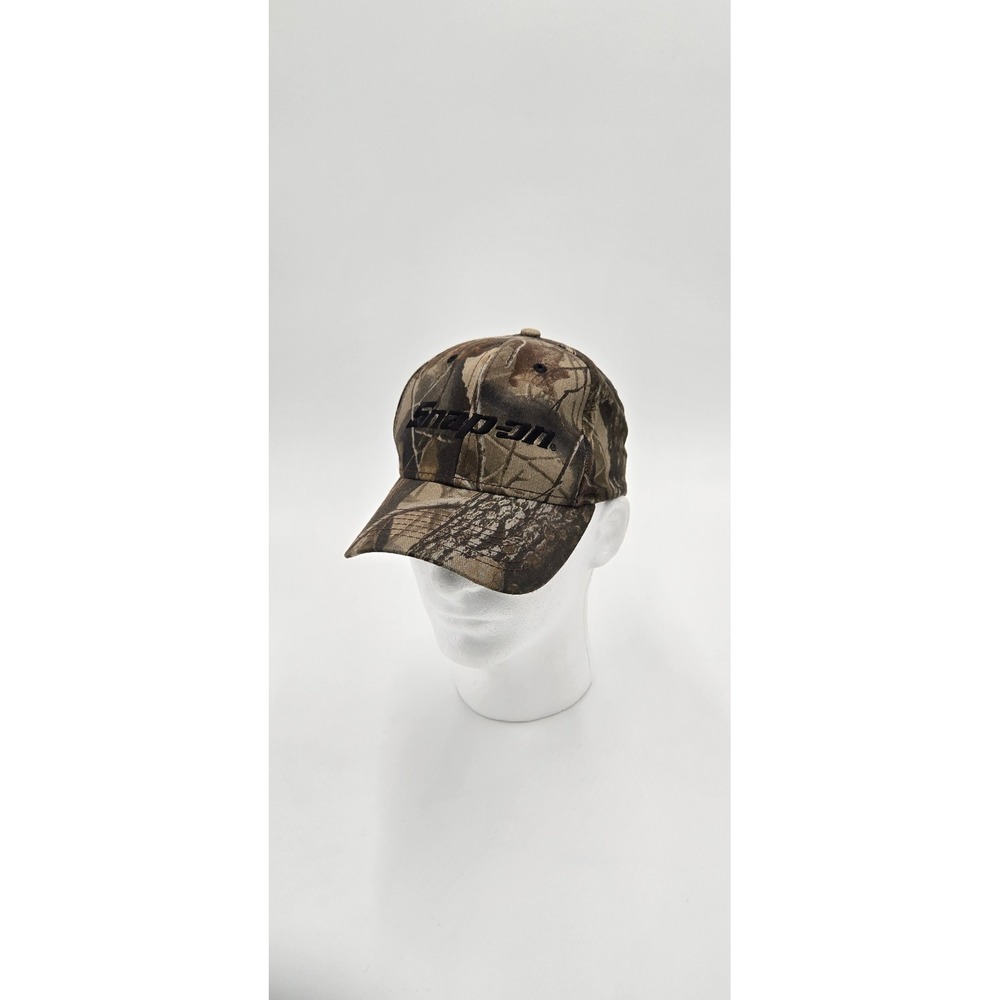 Snap-on Camouflage Snapback Hat Adjustable Adult Workwear Cap One Size